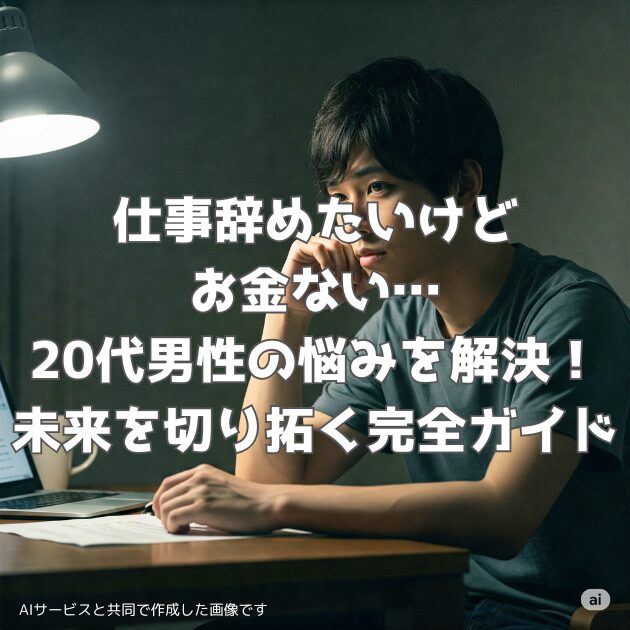 お金ない20代男