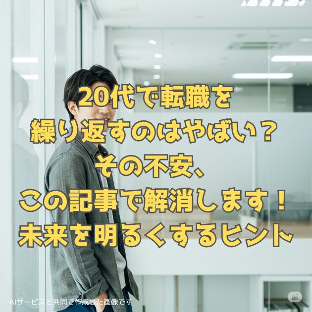 転職繰り返し20代男